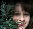 Illustration of Canadian home grow cultivator Dianna Donnelly, who stores cannabis with Boveda, the original terpene shield.