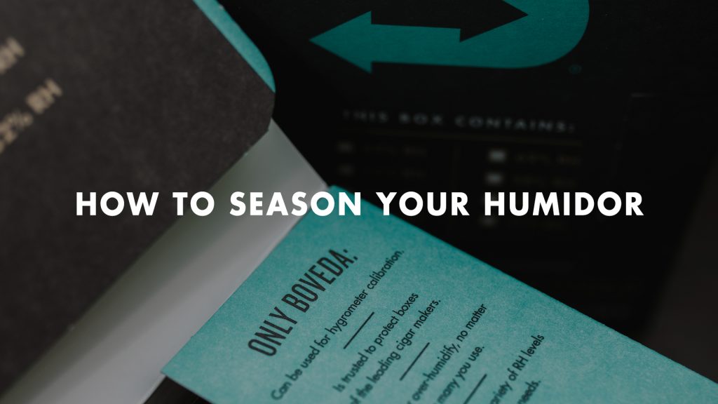 How to season your humidor video screenshot