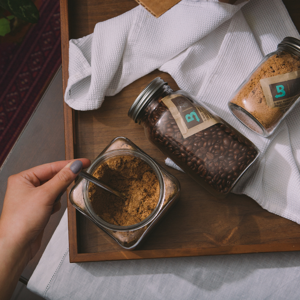boveda protecting sugar and coffee