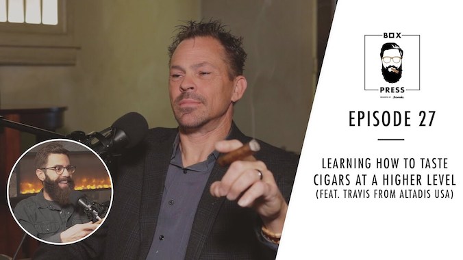 How to taste cigars at a higher level with Travis Pappenheim, Altadis USA.