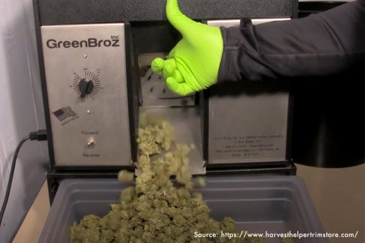 Automatic Dry Trimming Hemp Flower. Save the Terps with Boveda.